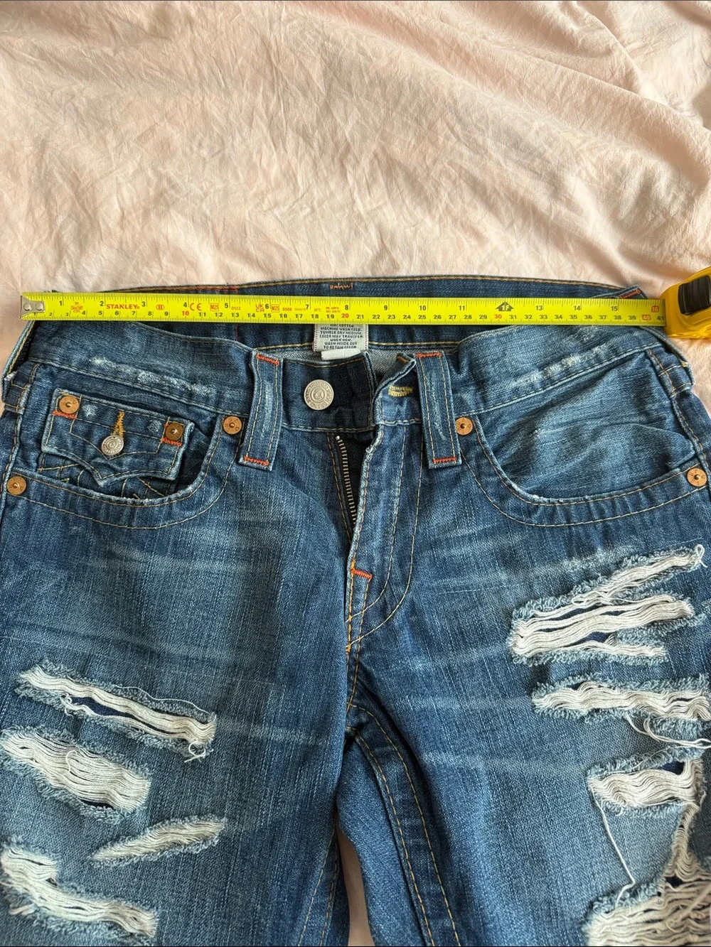 Y2K true religion joey 29X33 vintage jeans - Picture 6 of 7